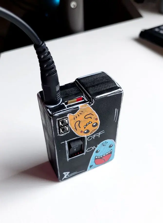 front of the player